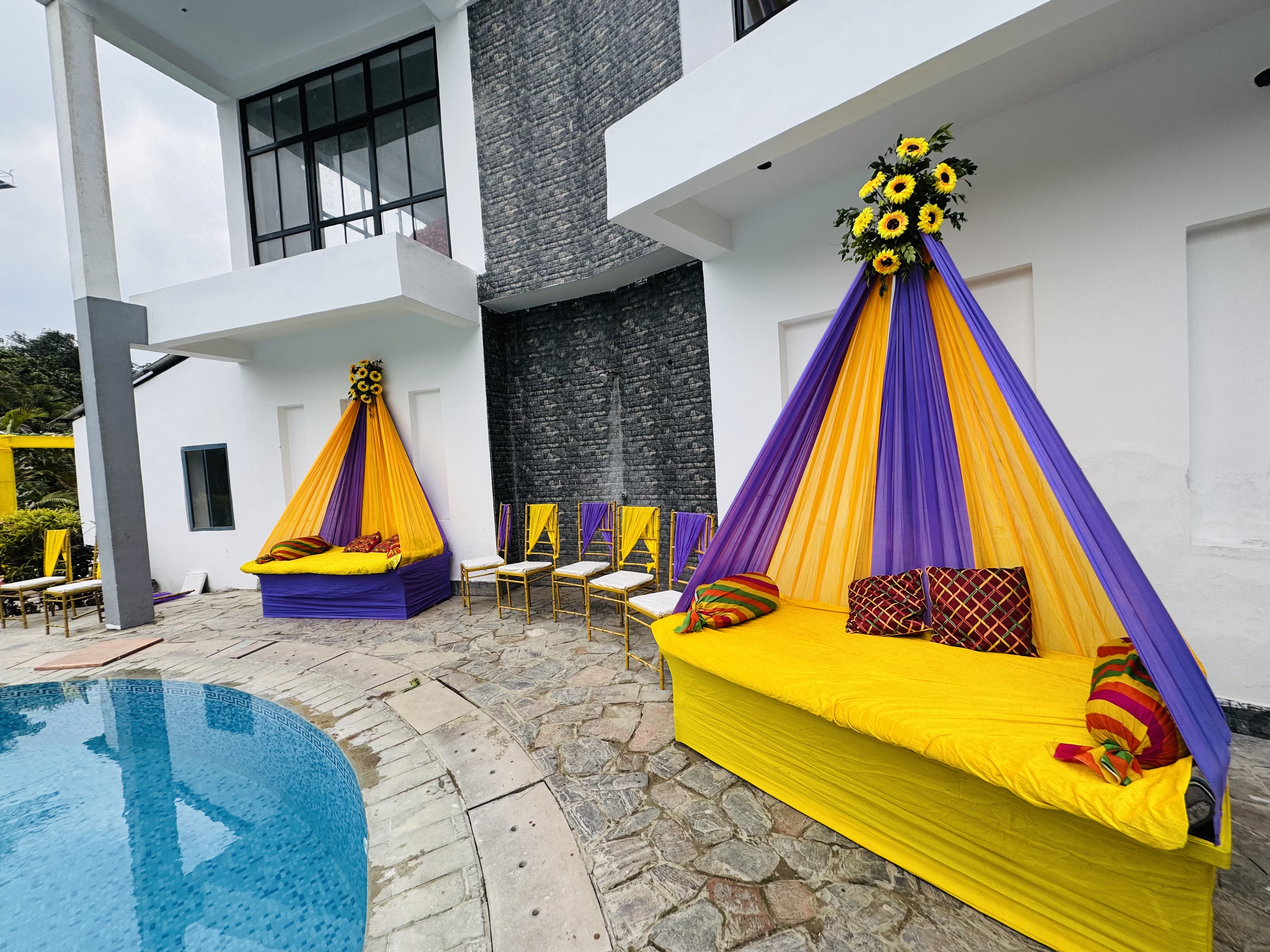 Haldi wedding photo at Corbett Wild Resort